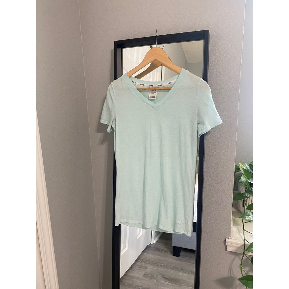 PINK Victorias Secret Mint Shirt Sleepware XS